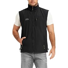Flygo Mens Summer Lightweight Outdoor Vest Casual Utility Travel Work Fishing Hiking Photo Vest with Pockets