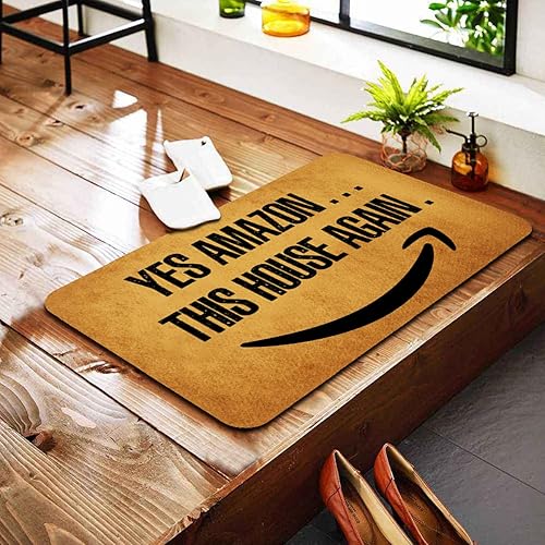 Miniatura 4 de Divertidos felpudos de bienvenida para la entrada y el porche delantero, tapete para puerta delantera, interior, tapete de regalo personalizado para