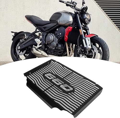 Miniatura 7 de Protector de radiador, protector de rejilla de radiador, protección de cubierta de acero inoxidable para radiador de motocicleta, repuesto para