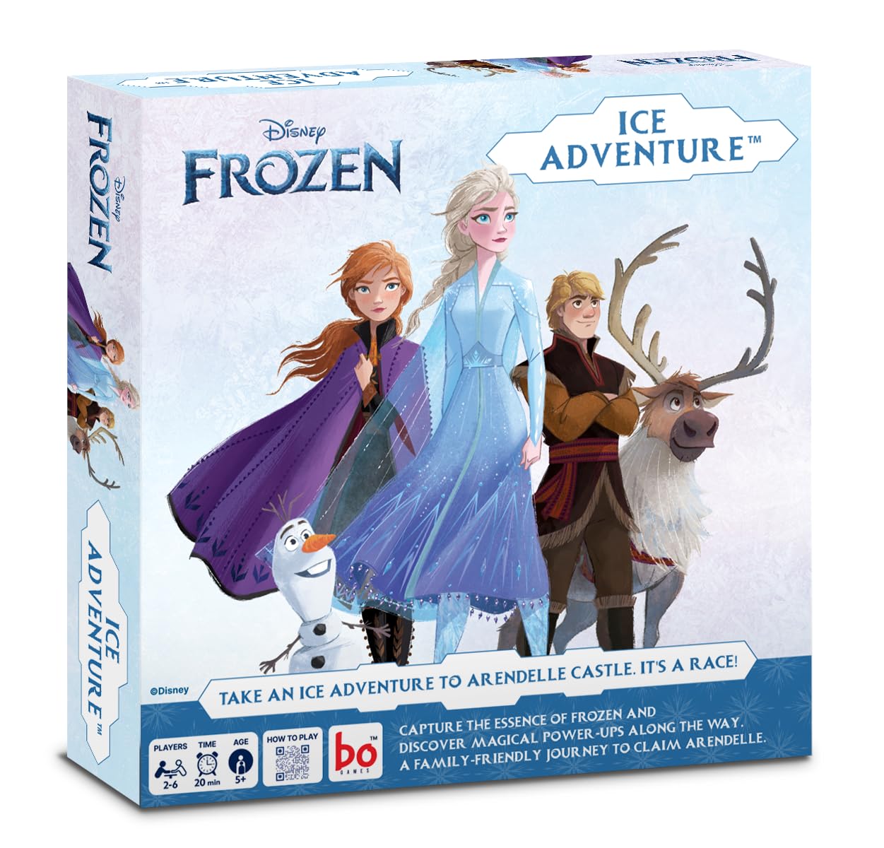 Borad Ice Adventure Frozen Board Game | Race to Claim The Castle Game for Kids | Ages 3 and Up | for 2 to 6 Players | Fun Family Gifts
