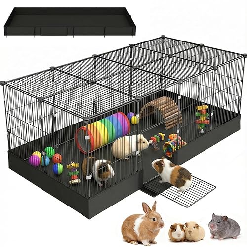 20 Planes Guinea Pig Cages Enclosed Hamster Cage with Door