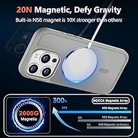 Vista 326 de MOCCA - Funda magnética resistente para iPhone XR de 6.1 pulgadas, compatible con MagSafe, funda con protección contra caídas de grado militar