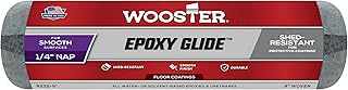 Wooster Brush R232-9 Epoxy Glide Roller Cover, 1/4-Inch Nap, 9-Inch