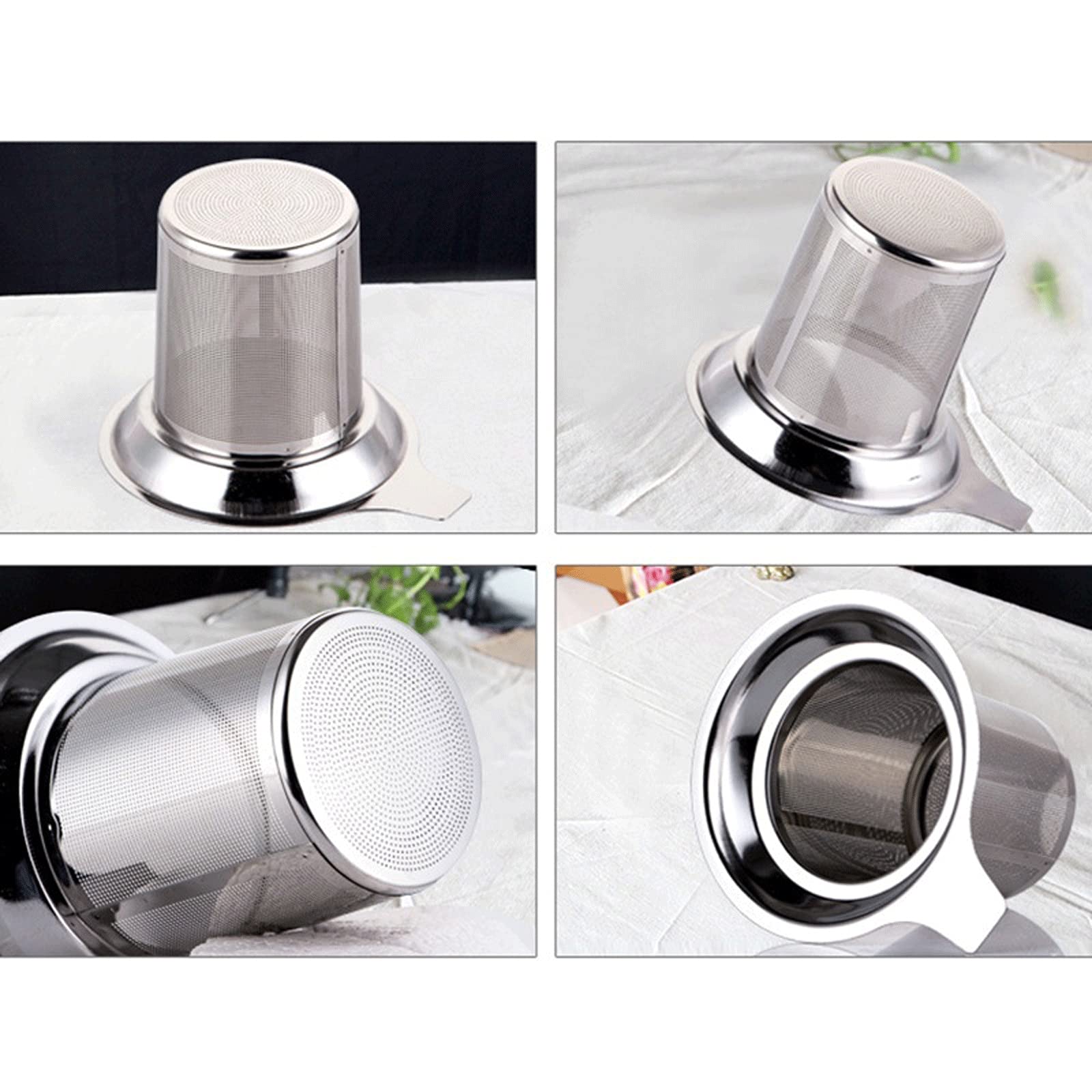 Filtre à thé réutilisable - Filtre à thé en vrac - Diffuseur de thé pour la maison et la cuisine