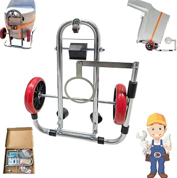 Toilet Cart Jack Toilet Installation Support Cart,Mobile Foldable and Portable Toilet Dolly Lift for Plumbers,Toilet Jack Lift Tool with Wheels,Precise Positioning,for Moving,Installing and Repairing