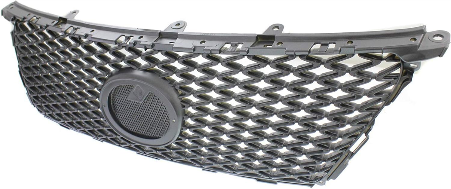 Garage-Pro Grille Assembly Compatible with 2011-2015 Lexus IS250, Lexus IS350 Gray Shell and Insert