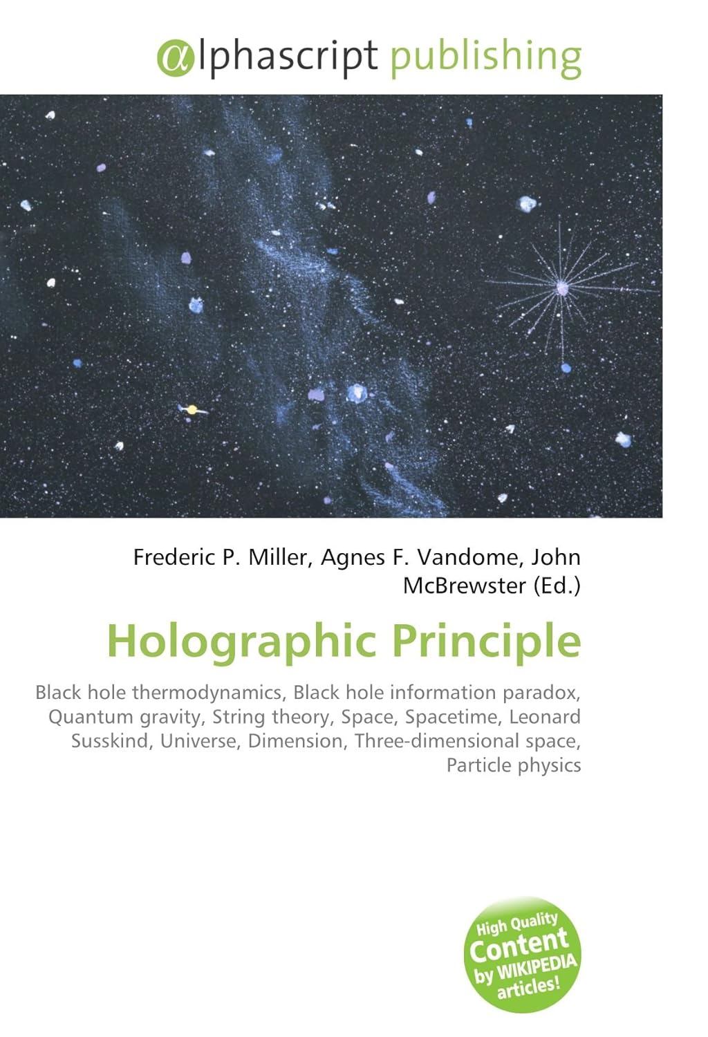Holographic Principle Black hole thermodynamics, Black hole
