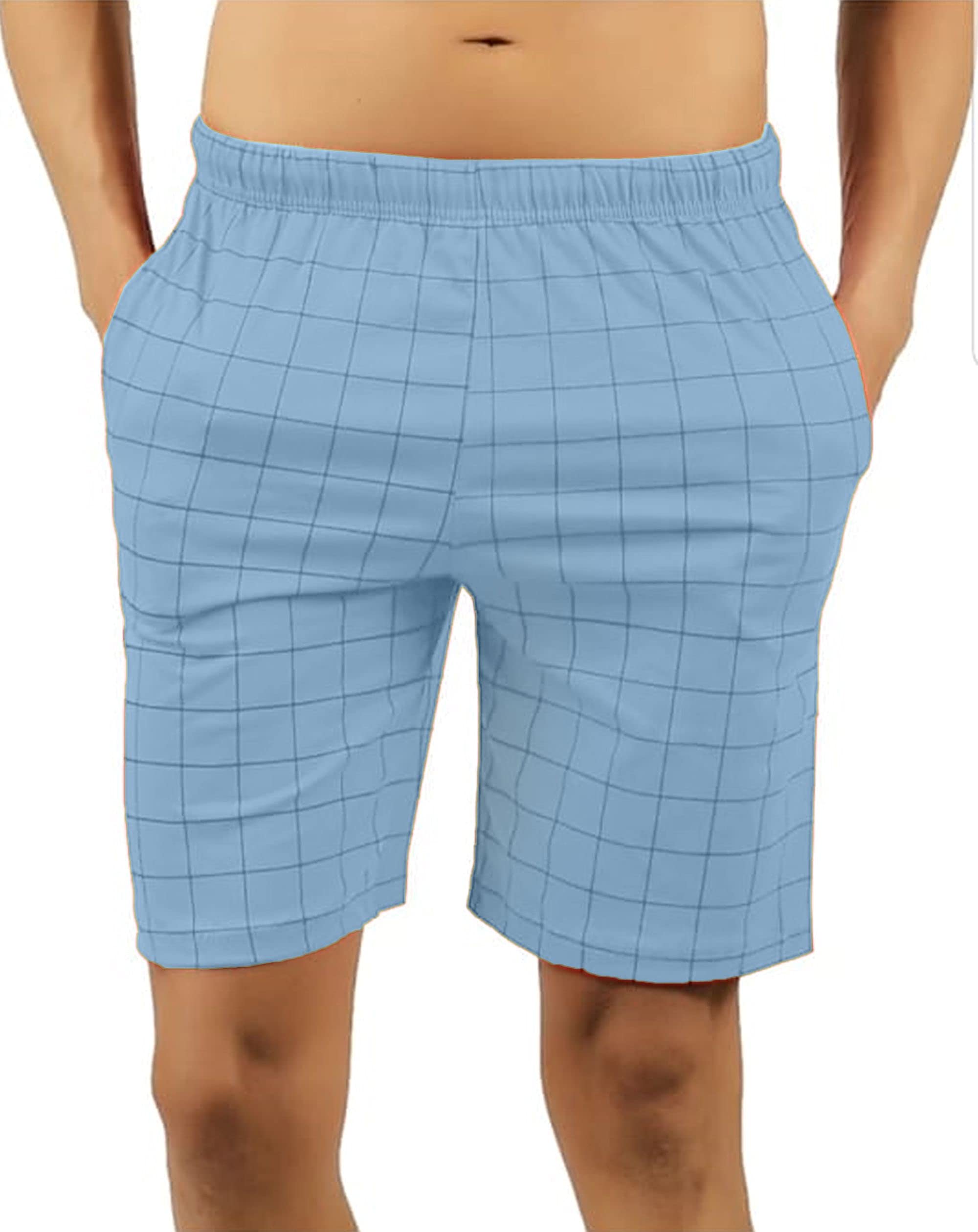 Gadgets Appliances Mens Running Shorts,Workout Running Shorts for Men Shorts Gym Yoga Outdoor Sports Shorts (Pack of 1) Sky Blue