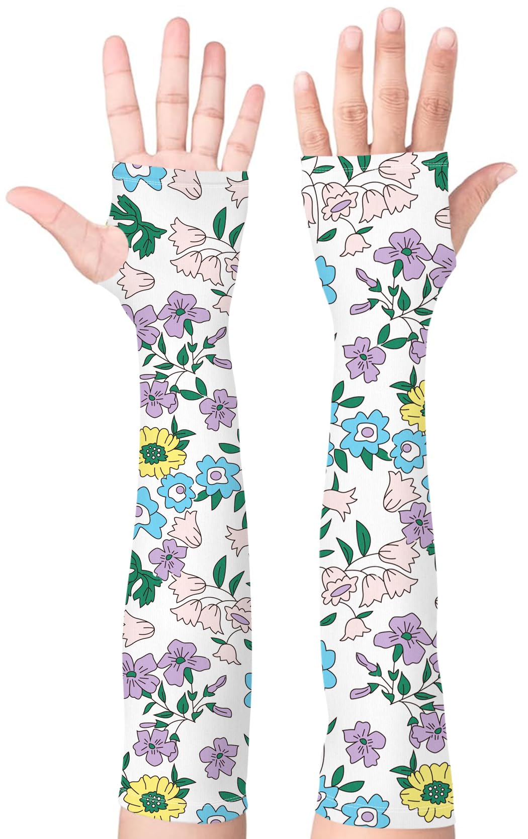 Gardening Sleeves for Women UV Sun Protection with Thumb Hole Anti-Scratch