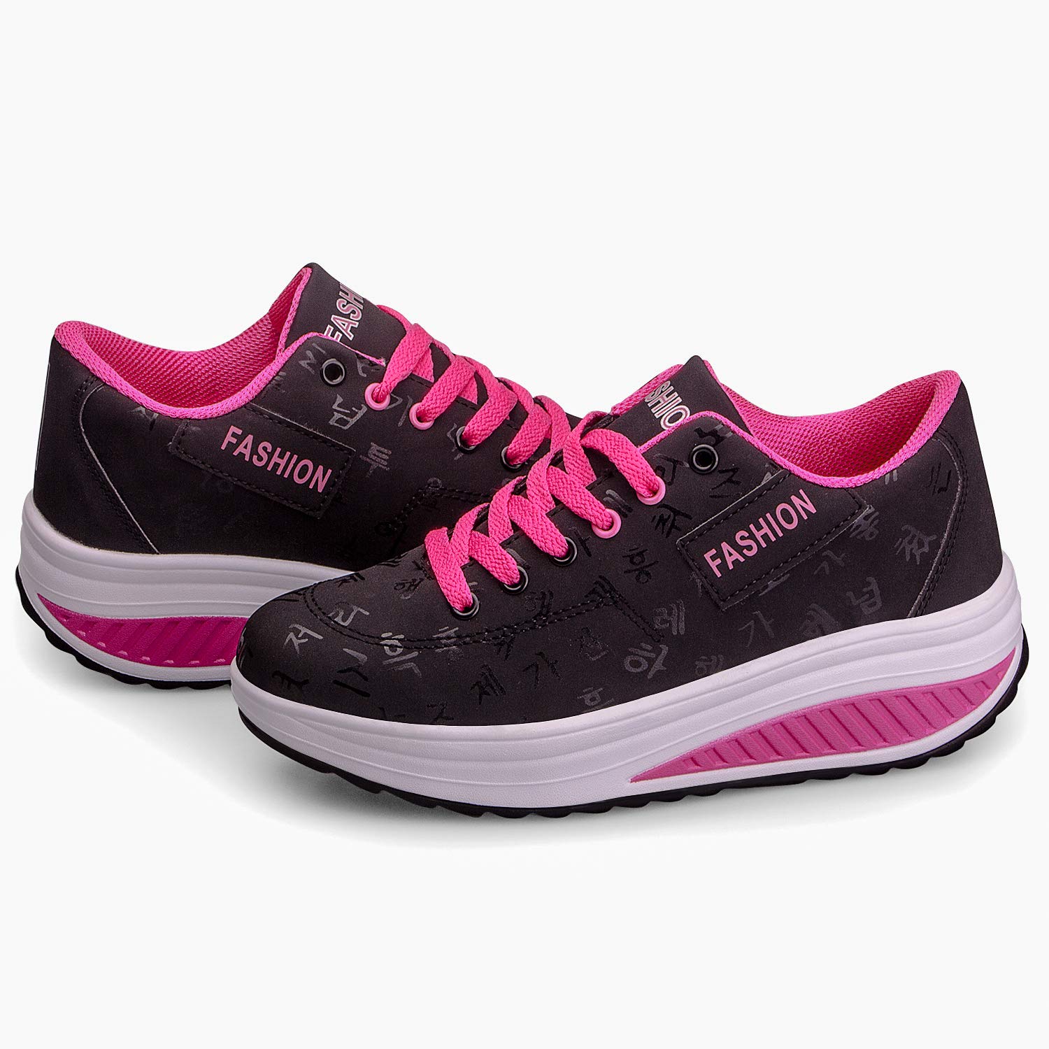 Scarpe Donna Piattaforma Passeggio Scarpe Ginnastica Fitness Sneaker Donna