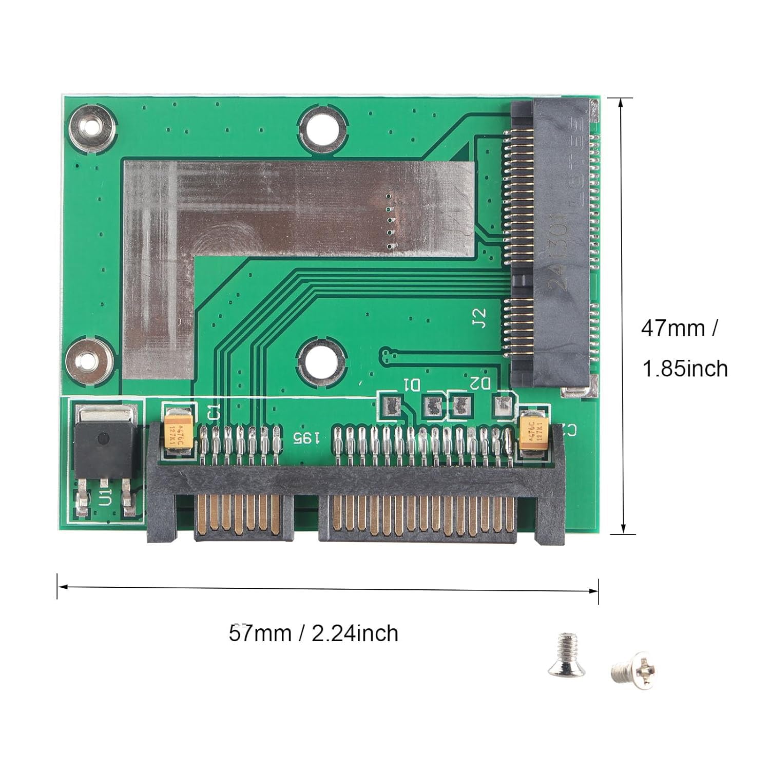MSATA SSD do 2,5 cala SATA III 3 Mini PCIE Drive 6.0GPS Adapter Adapter Converter Card Module Board for Laptop Computer Desktop