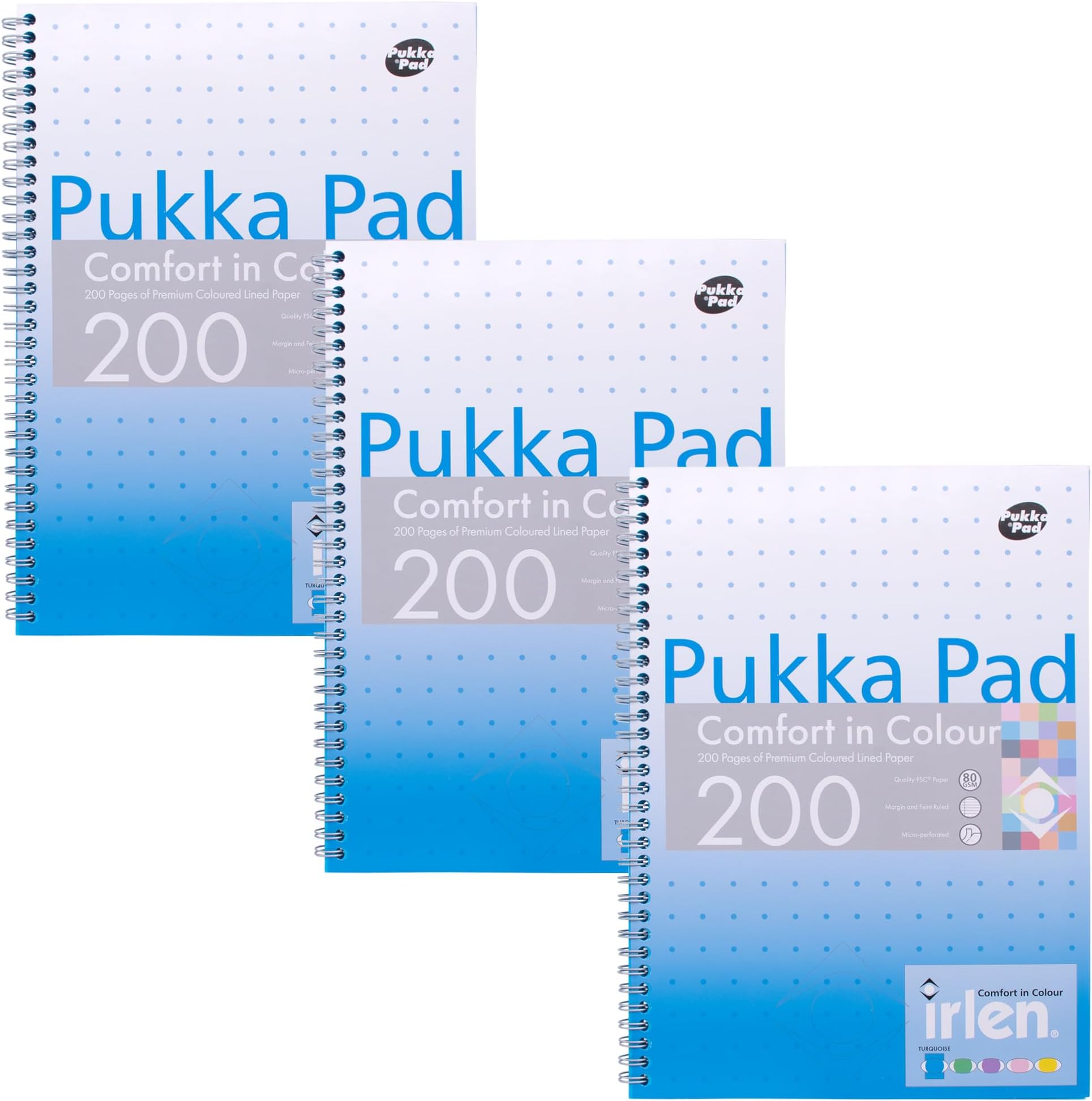 Pukka A4 Dyslexia Pad Ruled With Margin -100 Pages - 80gsm (Green) | UK - View #10