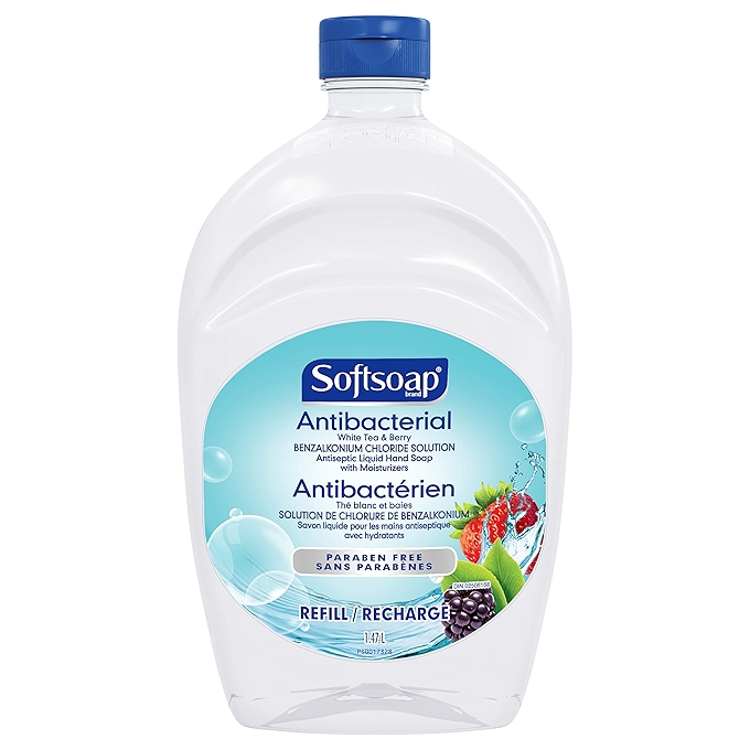 柔润抗菌液体洗手液补充装 - 白茶与浆果香型