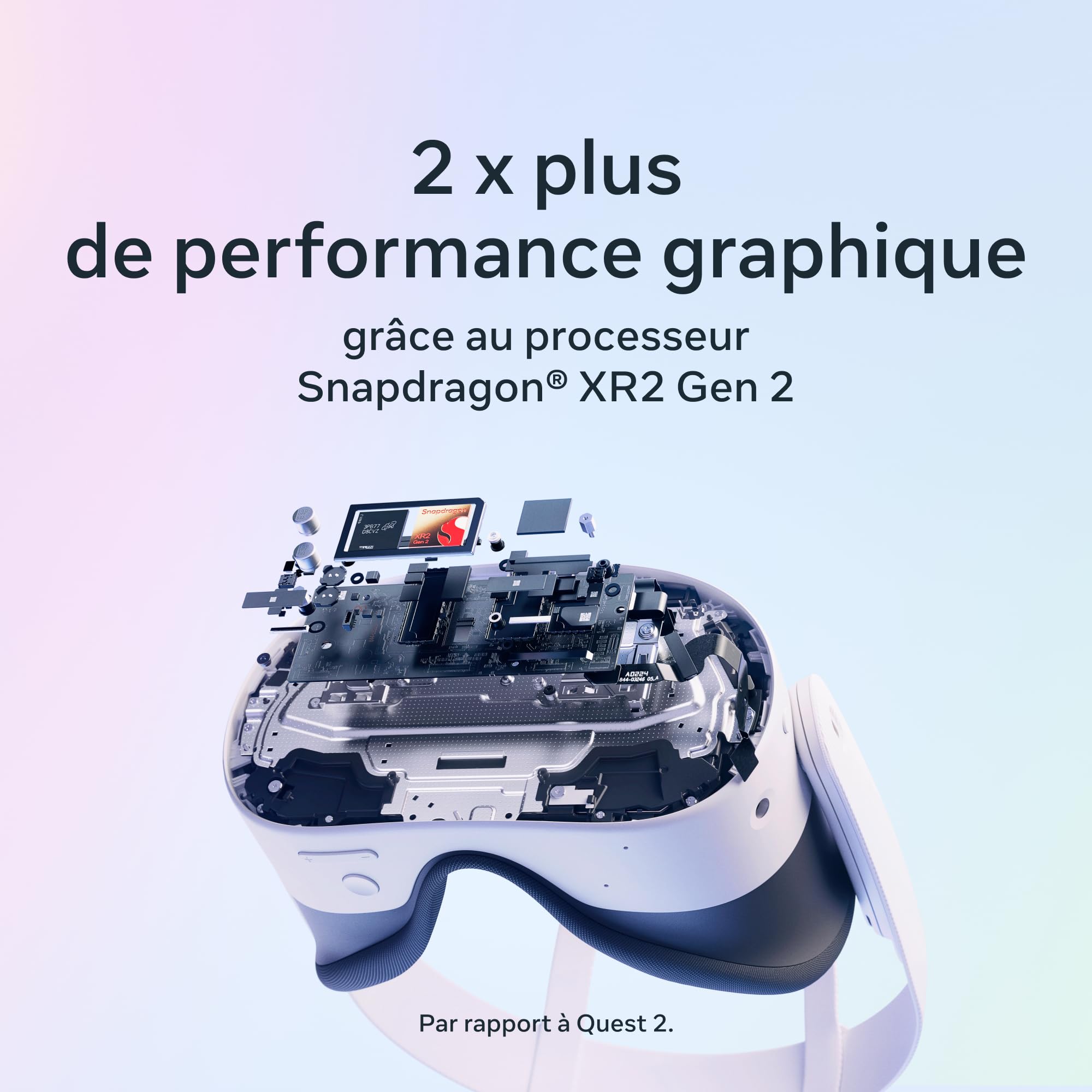 Meta Quest 3S 256 Go – Plongez dans la réalité Mixte – Doublez Votre Espace de Stockage – Essayez Meta Horizon+ sans Frais Pendant 3 Mois - 5