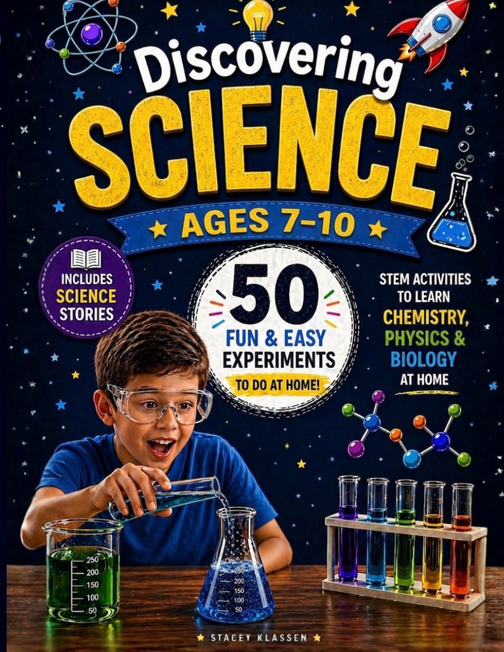 Discovering science for kids ages 7-10: Science Stories, Hands-on Experiments, Amazing Facts and STEM Activities