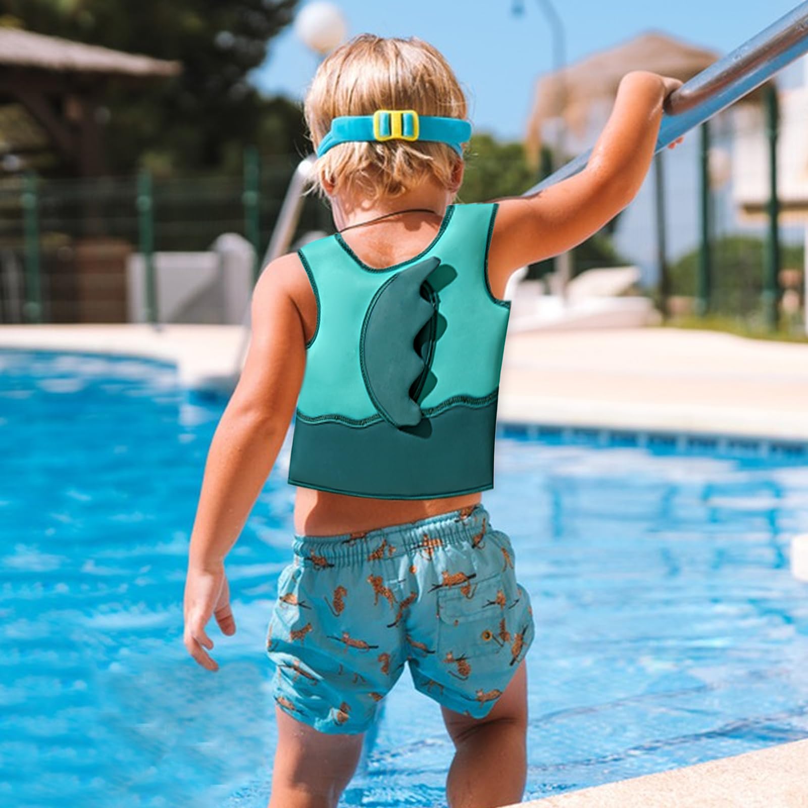 Chaleco Natacion Niño Años Chaleco Flotador De Neopreno Para