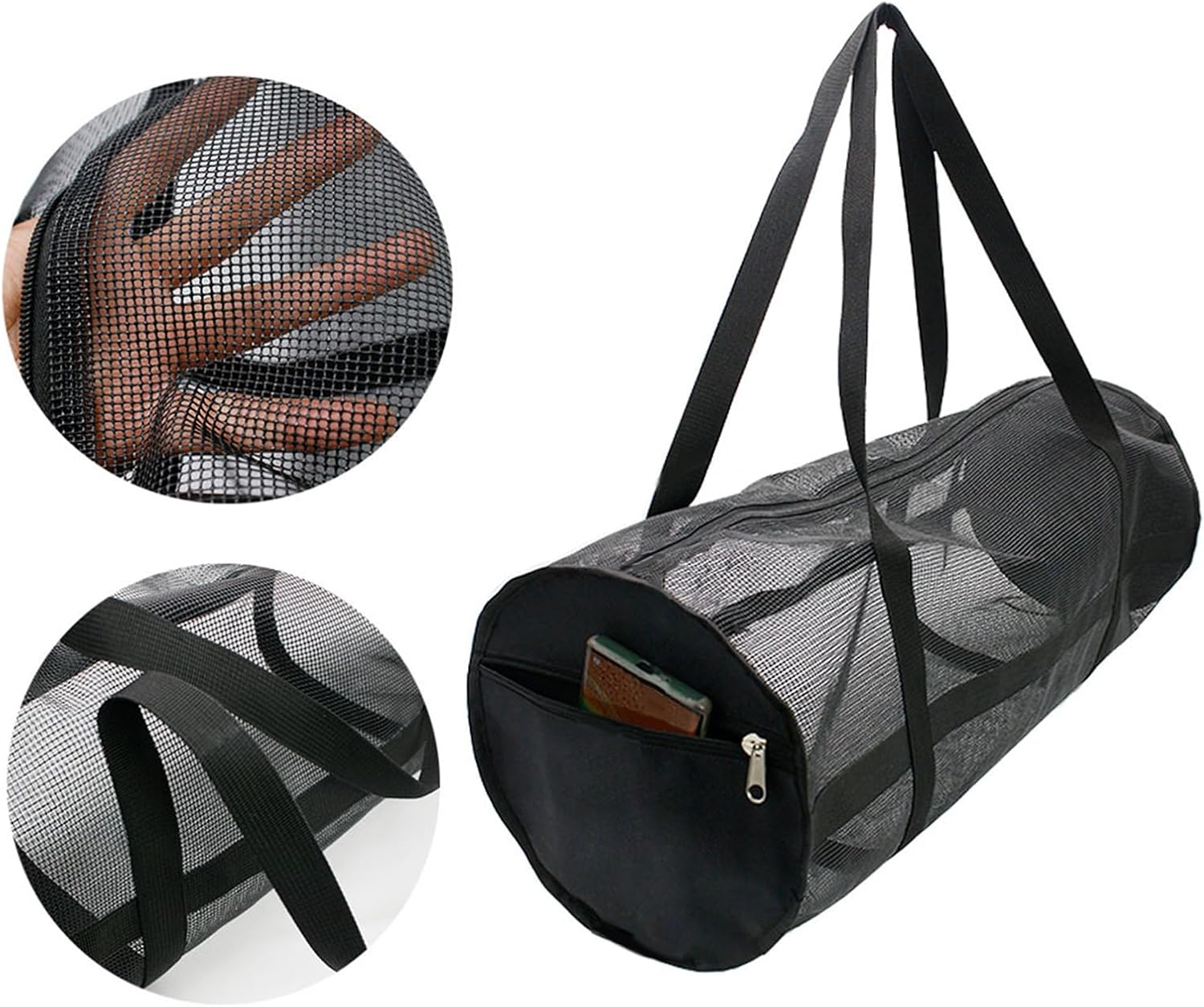 Extra Large Mesh Duffels Bag Scubas Dive Snorkel Tote Equipment with Zipper for Water Sport Beach Diving Snorkeling Gear Net