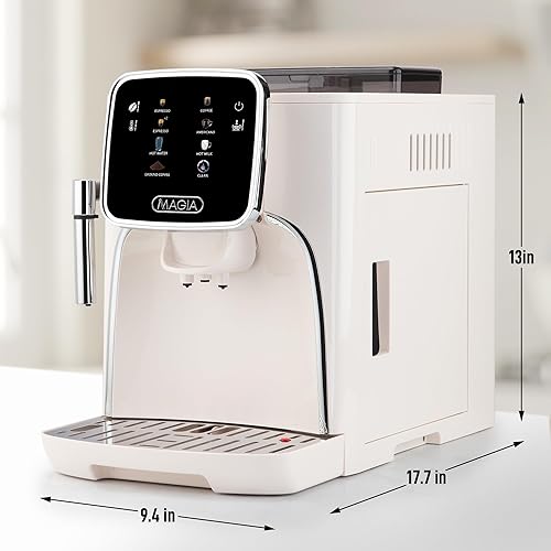 Miniatura 2 de Zulay Kitchen Magia Clasica - Máquina de café espresso totalmente automática con molinillo - Cafetera con pantalla táctil con operación de un solo