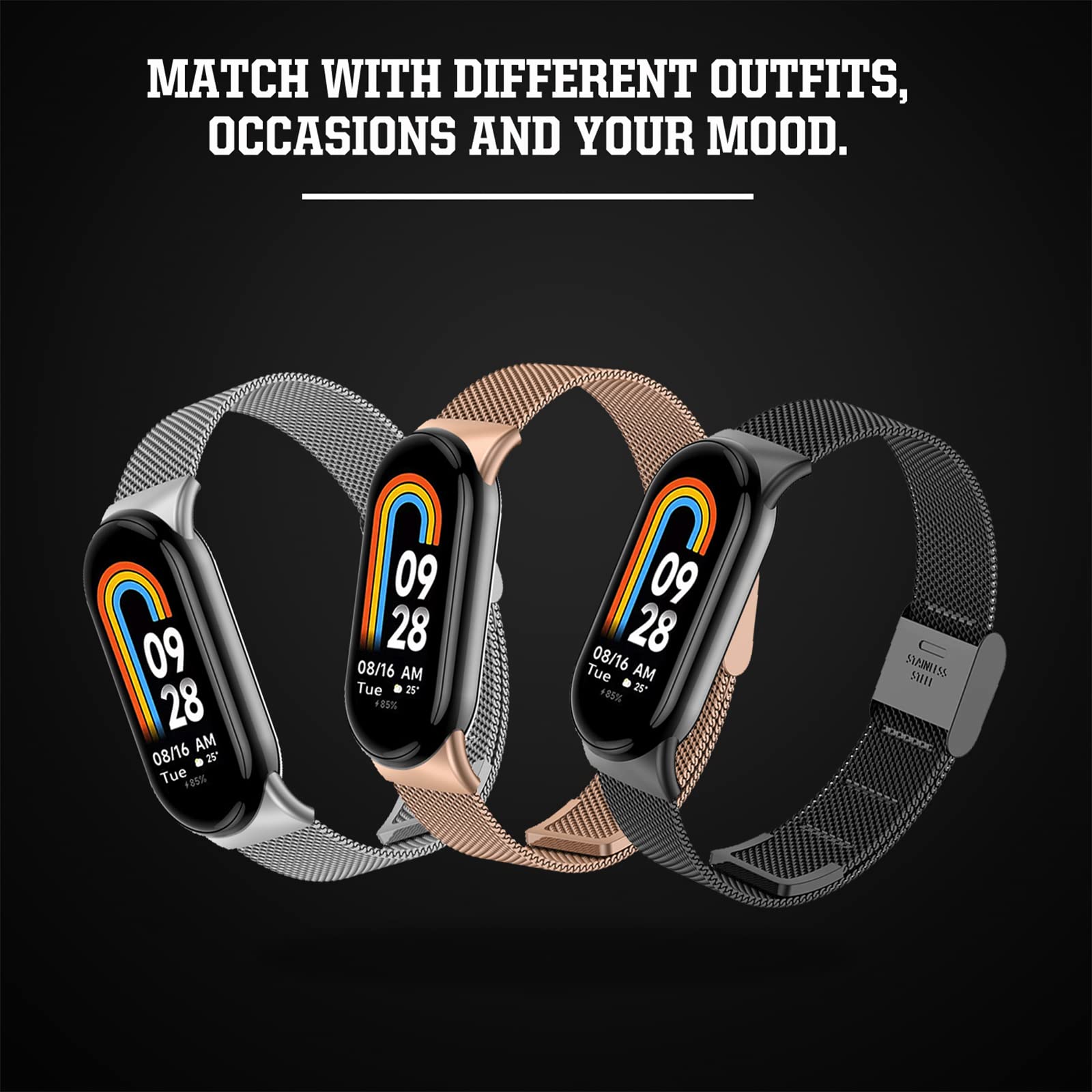 WindRen Cinturino per Xiaoi Redi Watch 4/Xiaoi i Band 8 Pro