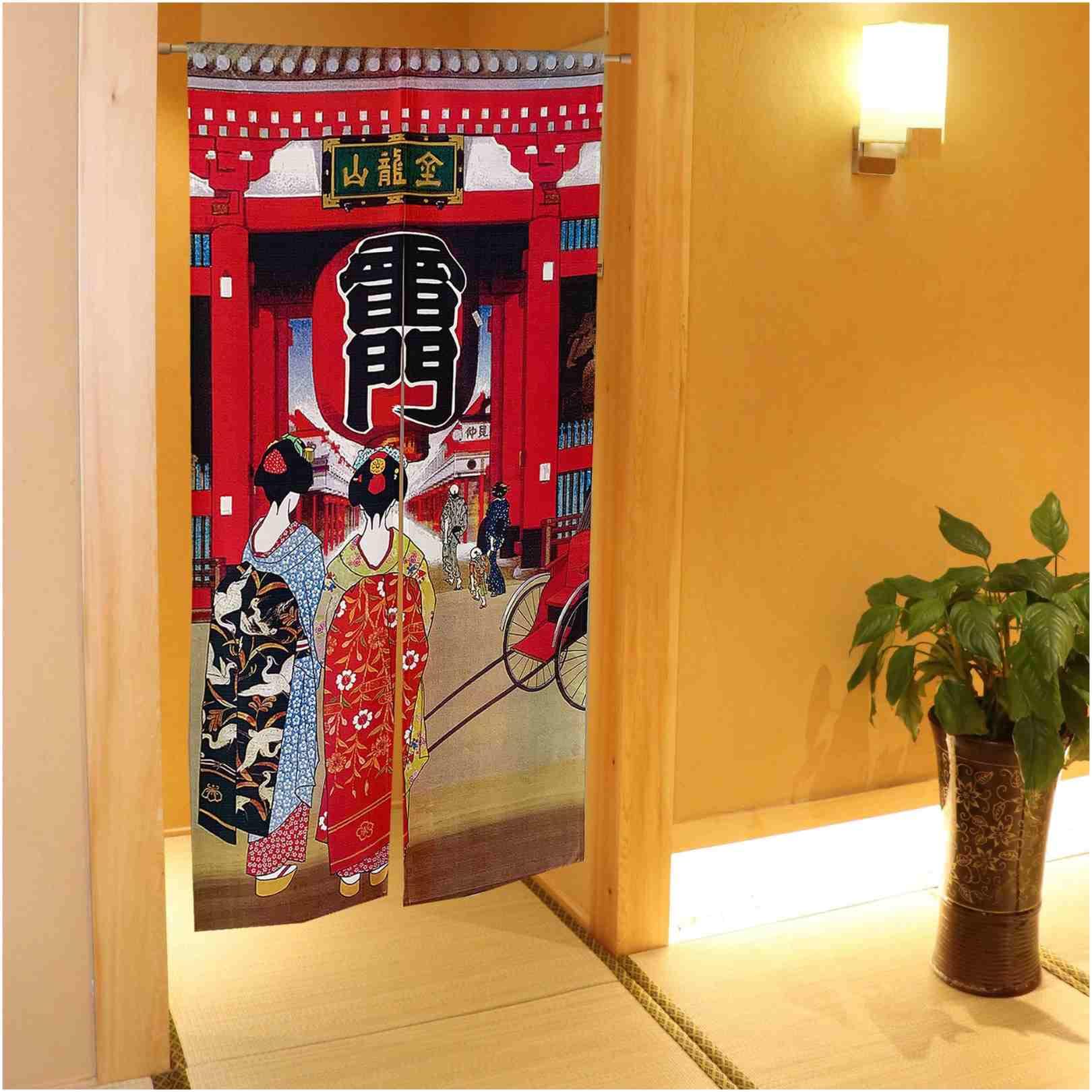 Amazon.com: Vtrbwze Noren Japanese Doorway Curtain Tapestry