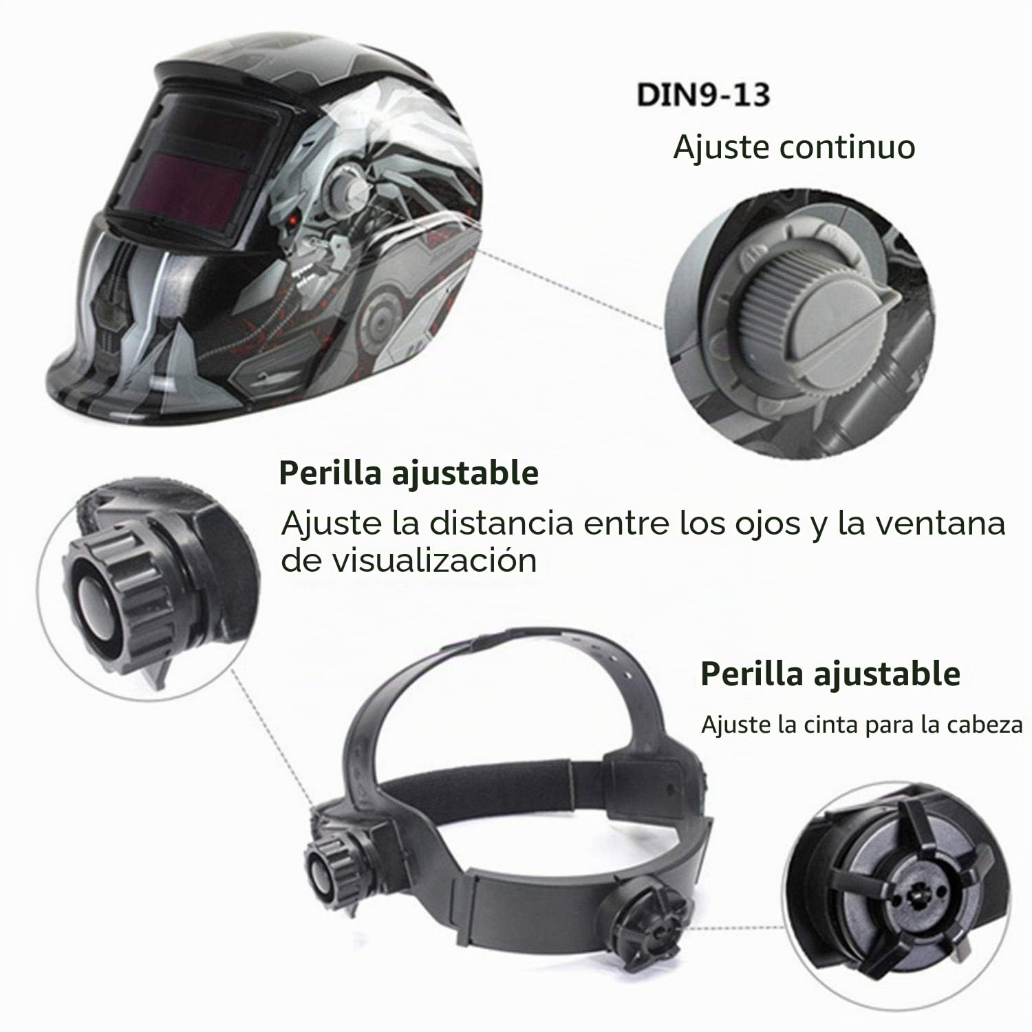 LESOLEIL Casco de Soldadura automático