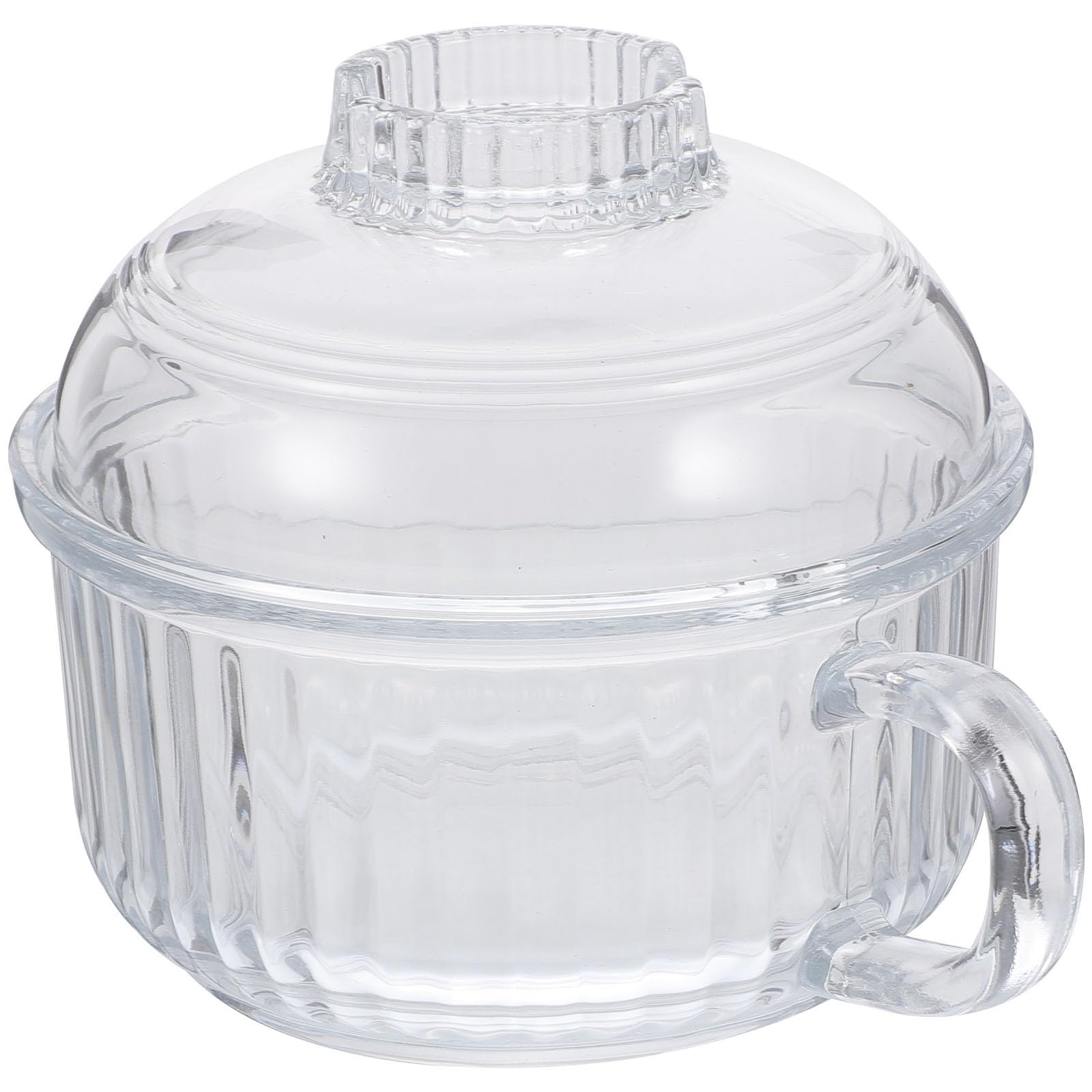 Bol à soupe en verre Artibetter anti-brûlure bol isolé avec couvercle pour nouilles chaudes