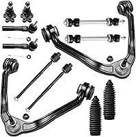 Vista 62 de Detroit Axle – 12 brazos de control superiores e inferiores delanteros con rótulas, barras de unión exteriores e interiores con topes, barras