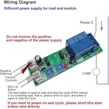 Marvellous DC 5V 12V 24V einstellbarer Zyklus-Timer-Verzögerungs-Ein/Aus-Schalter-Relais-Modul (12V 0-120min)