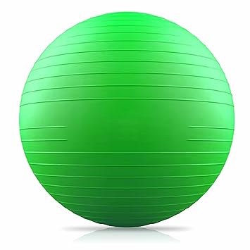 Protoner Gym Ball, 65 cm Diameter, with Pump, Green