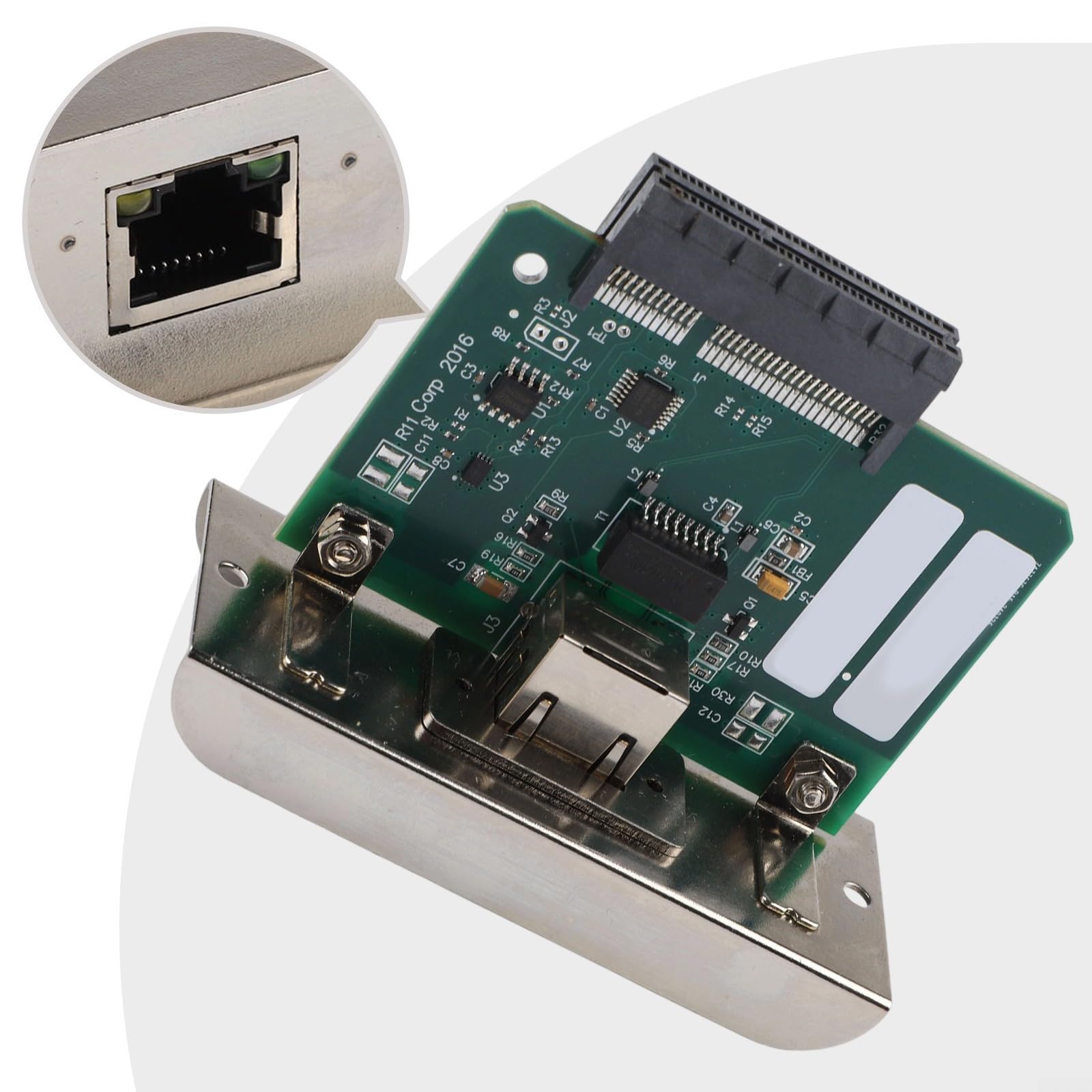 Scheda di rete per server di stampa Ethernet cablata interna, confezione da 1, per Zebra serie ZT200/ZT210/ZT230, prestazioni stabili, alta affidabilità, attrezzatura da ufficio