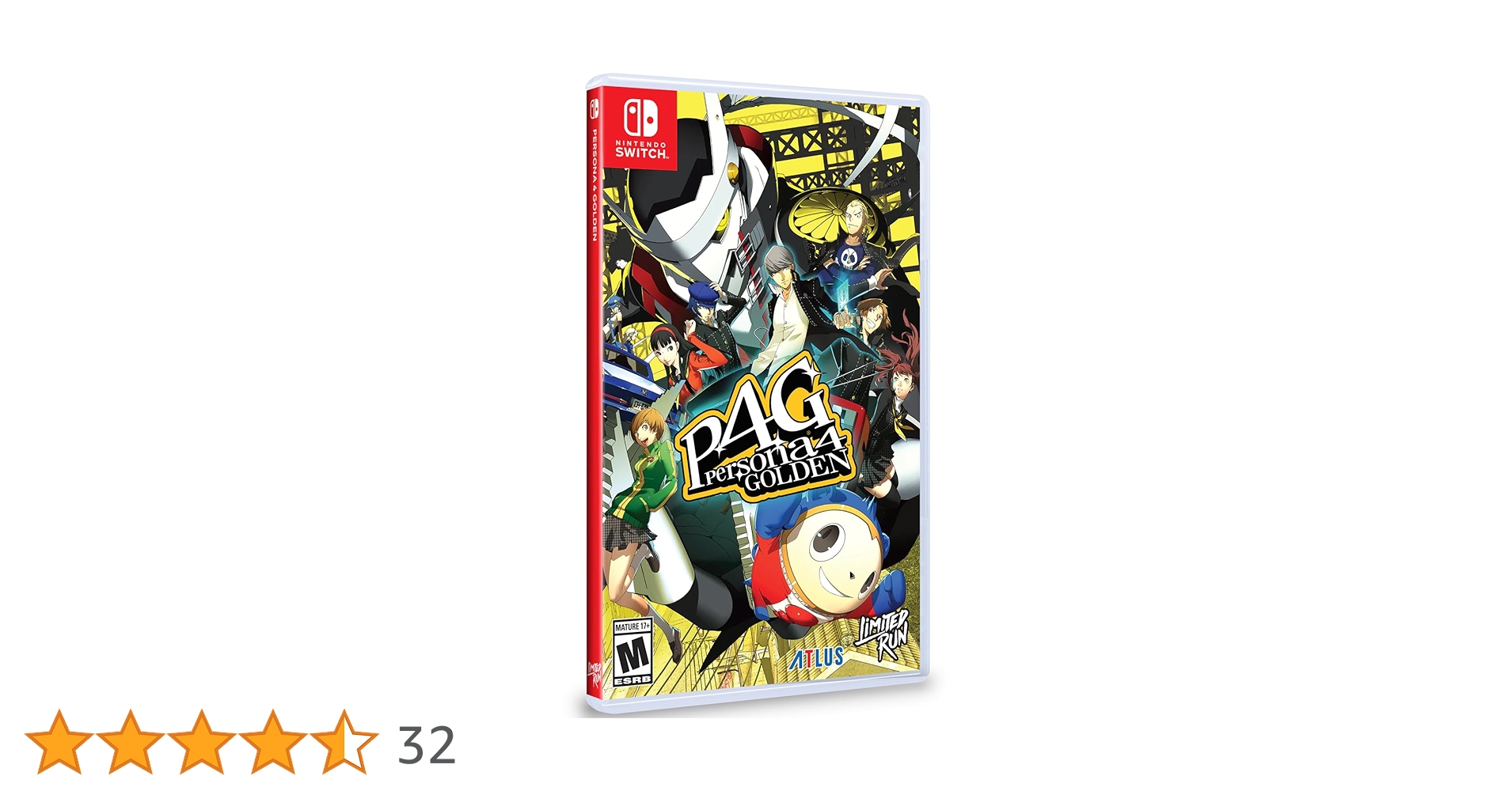 Switch ペルソナ4 ゴールデン NSW - PERSONA 4 GOLDEN (STANDARD - SWITCH) LRG #214 | eBay