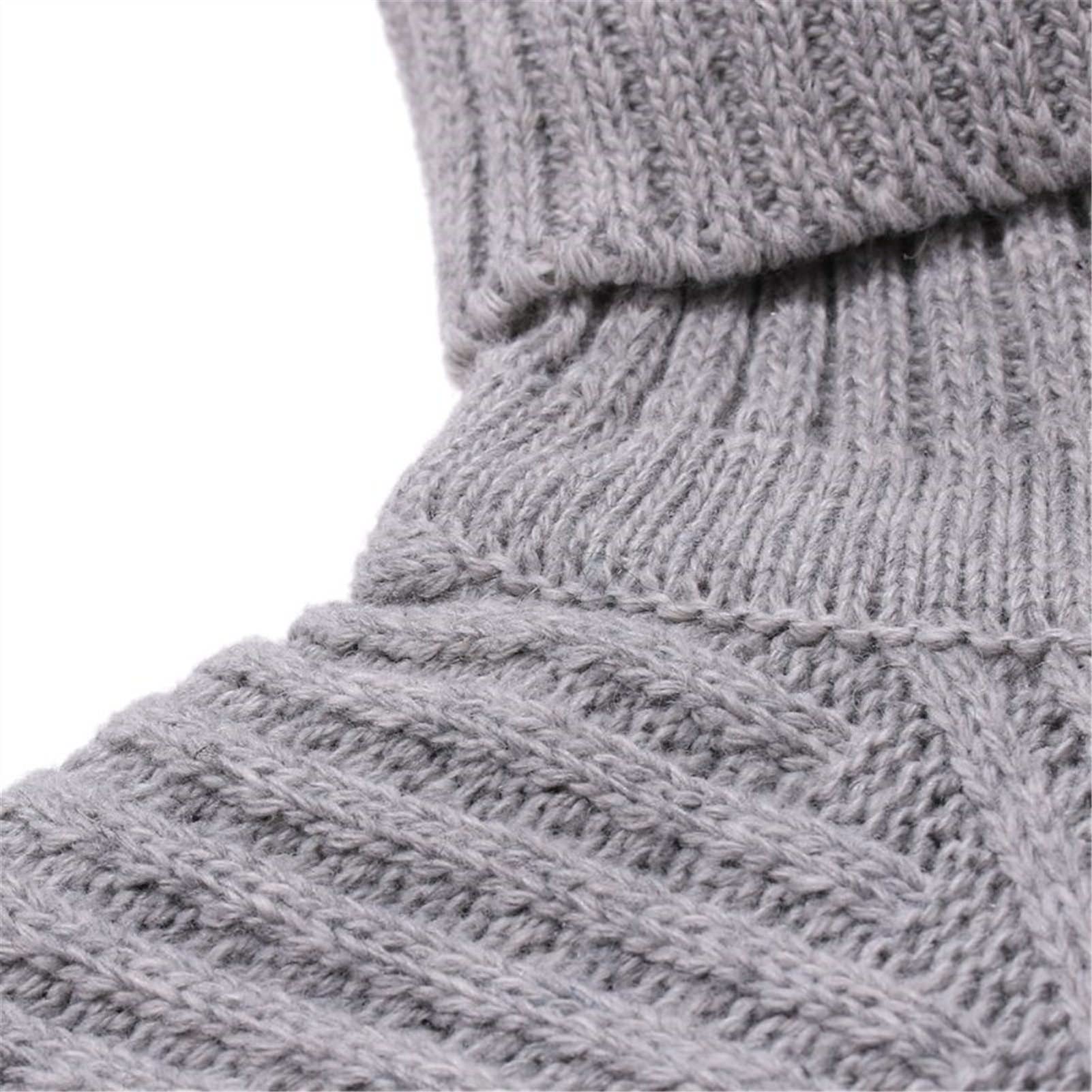 Maglione Lavorato A Maglia da Uomo Autunno&Inverno Caldo Tinta Unita Collo Alto Manica Lunga Casual Maglione Slim Fit A Collo Alto Maglia Top Sweater