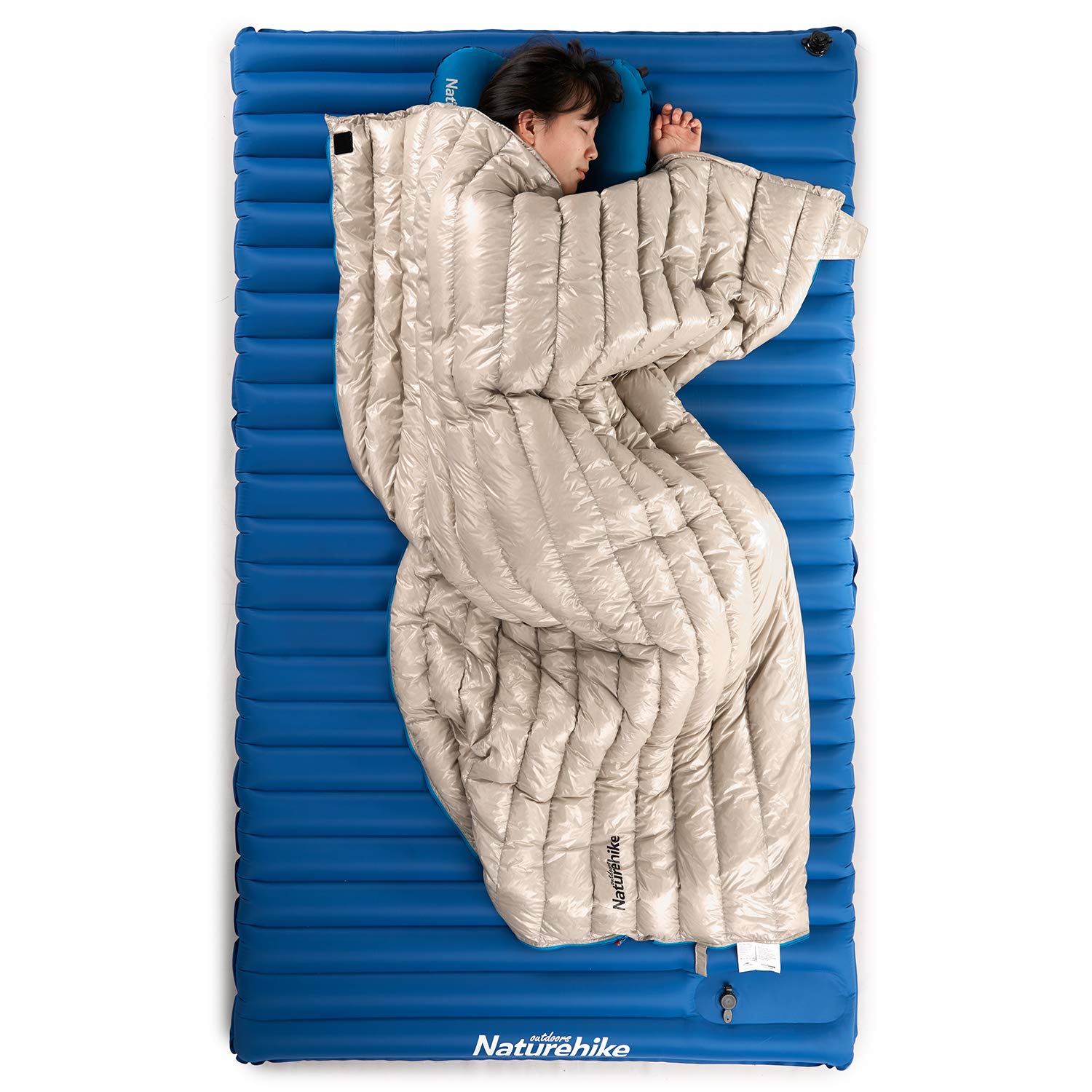 Amazon.co.jp: Naturehike 寝袋 ダウン 封筒型 シュラフ 超軽量 快適 