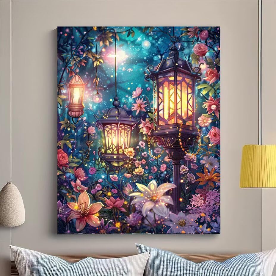 Cristal Point de Croix Fleurs G0-71 | Solution Idéale Décoration Murale DIY - 2