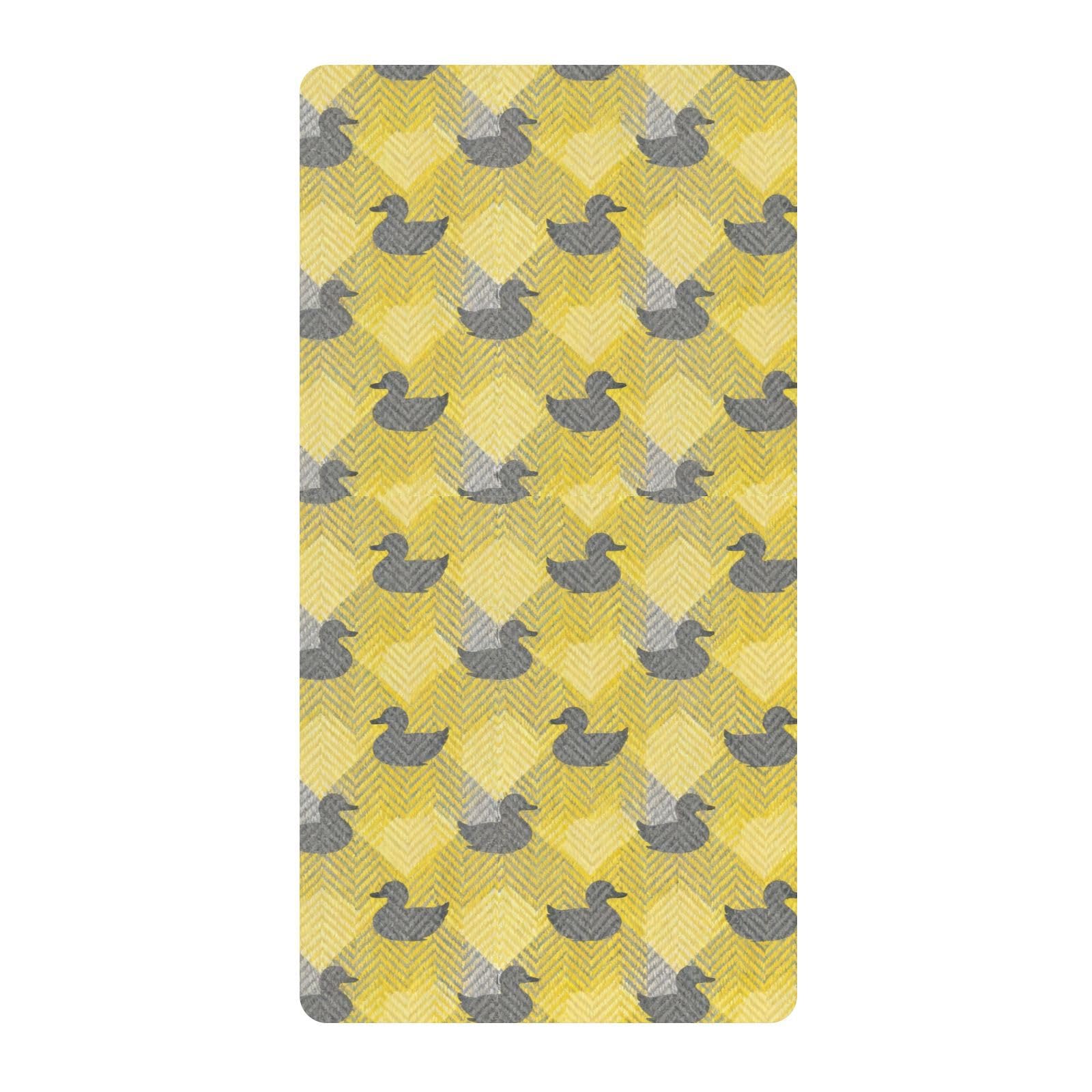 Drap de lit bébé en coton doux à motif canards pour un confort chic