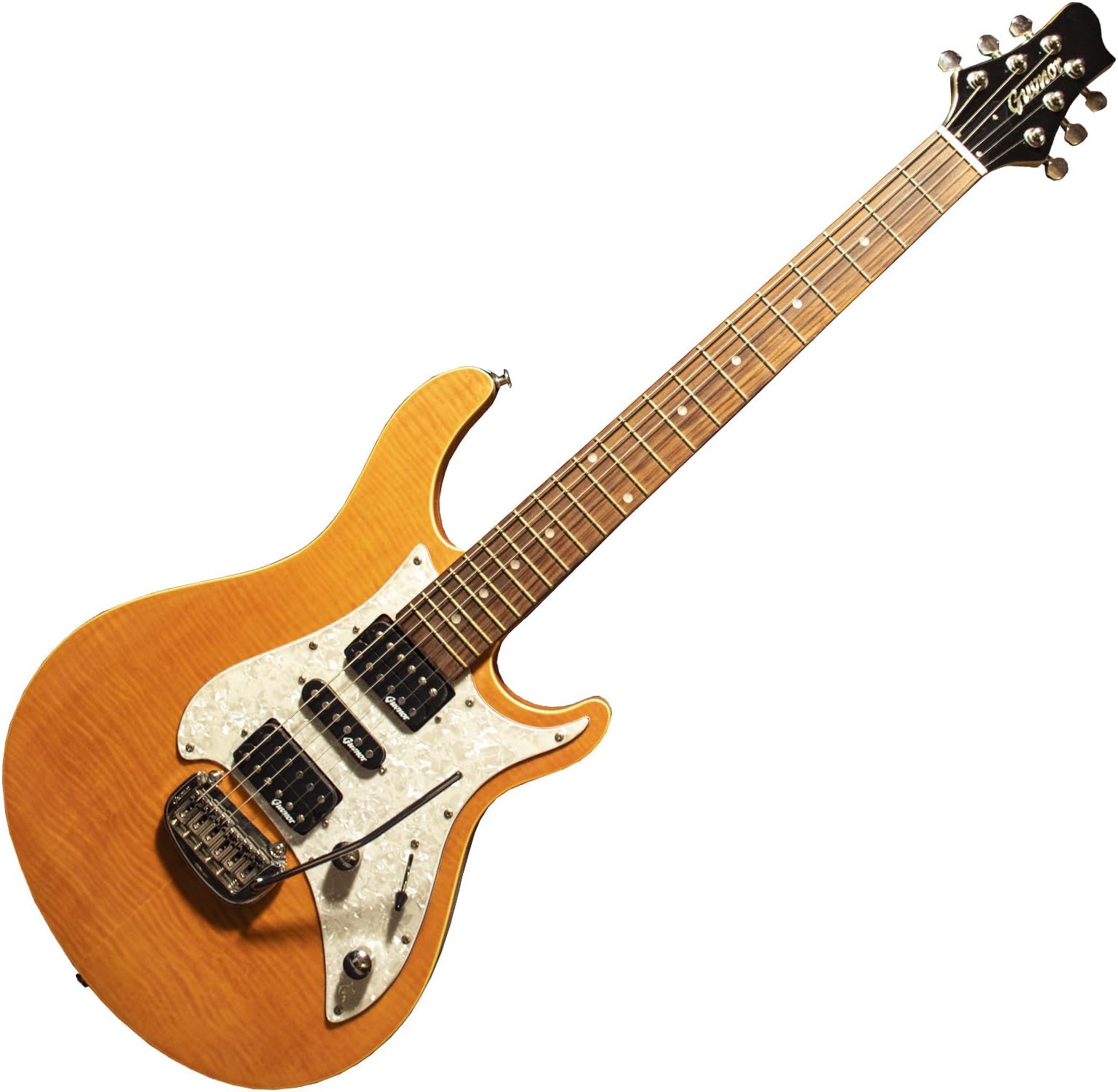Guvnor By Chase GE500 Electric Guitar Strat Style in Metallic Orange