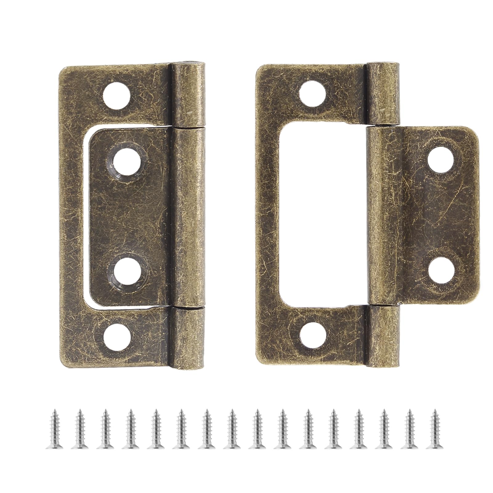 Biaungdo 12 Bisagras De Puerta Sin Mortaja, Bisagras De Gabinete