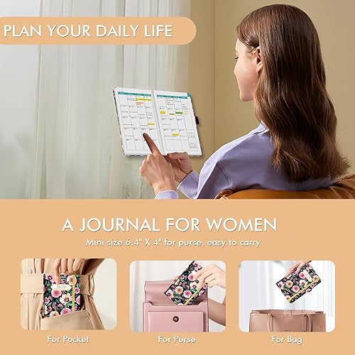 Miniatura 6 de Ymumuda 2024 Pocket Planner, Weekly Monthly Planner 2024, JAN.2024 to DEC.2024, 6.4×4", Mini Size for Purse, Easy to Carry, Durable Tight Binding,