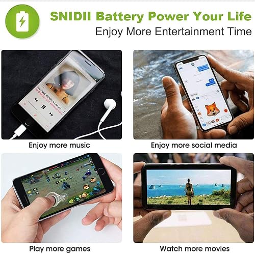 Miniatura 6 de Batería de repuesto solo para iPhone 8G, batería de polímero de iones de litio de alta capacidad de 2100 mAh compatible con baterías modelo A1863