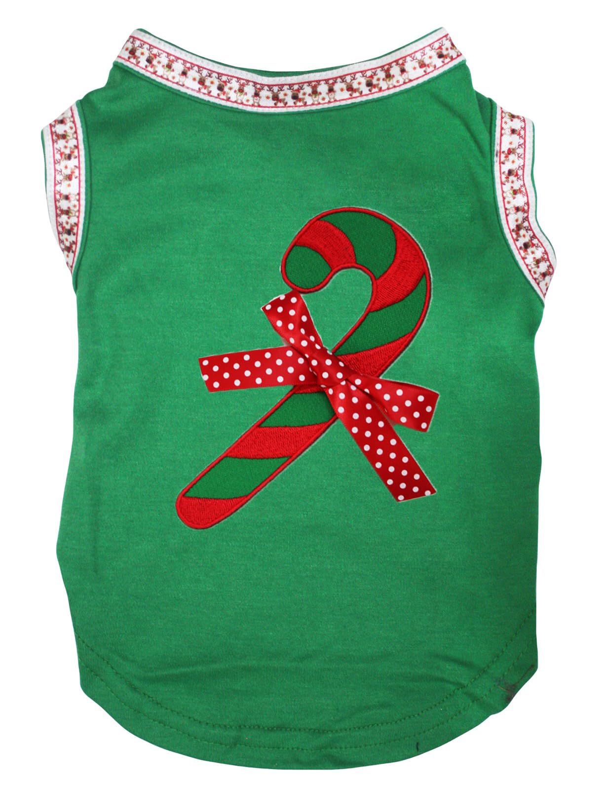 Chemise pour chien confortable verte Candy Stick taille L