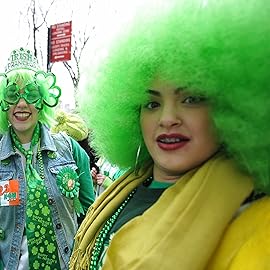 G&T Wig Afro Green Wigs for Women Costume Cosplay Disco Funny Wigs Heat Resistant Short Afro Kinky Curly Hair for St. Patrick\'s Day Party(Green)