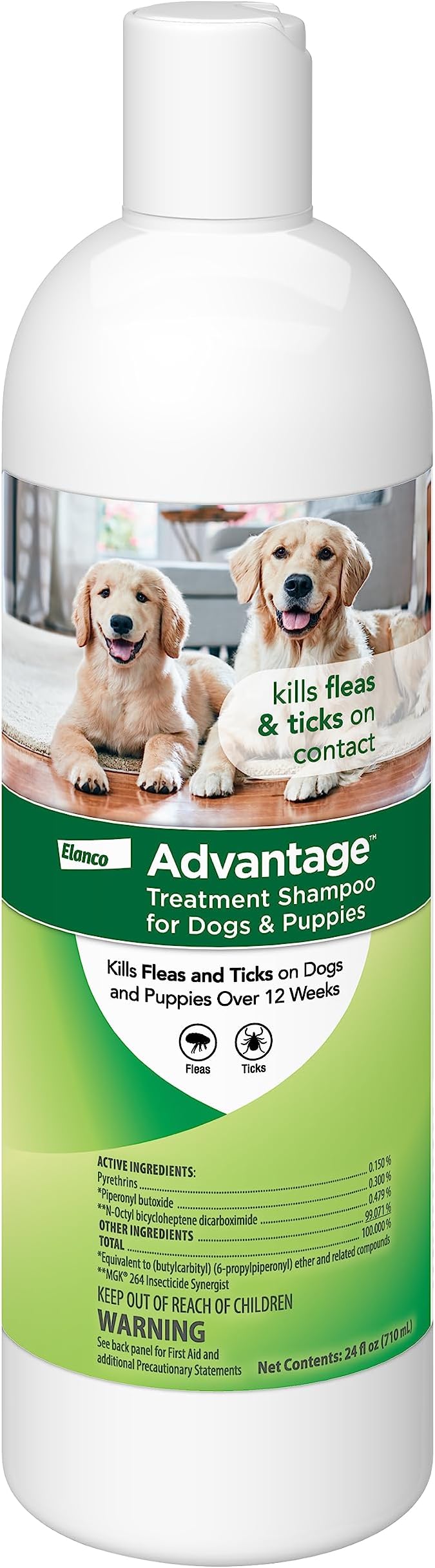 Advantage Flea and Tick Treatment Shampoo for Dogs and