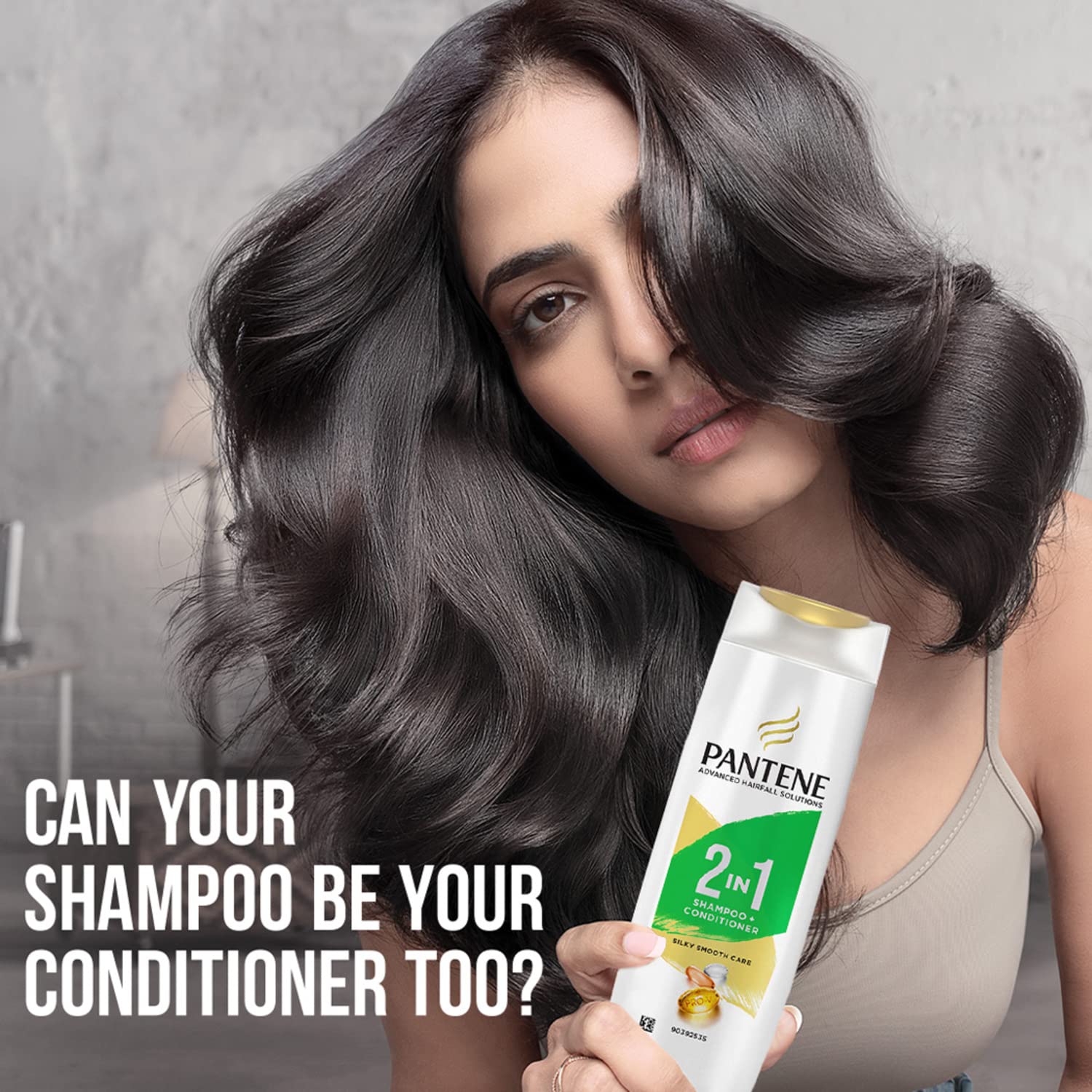 Pantene Advanced Hairfall Solution, 2in1 Anti-Hairfall Silky Smooth Shampoo & Conditioner for Women, 180ML & Pantene Advanced Hair Fall Solution Anti Hair Fall Conditioner, 200 ml 1