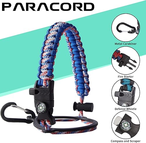 Miniatura 5 de Botella de agua aislada de 40 onzas con popote, asa de paracaídas y bolsa de transporte, botella térmica de acero inoxidable aislada al vacío,