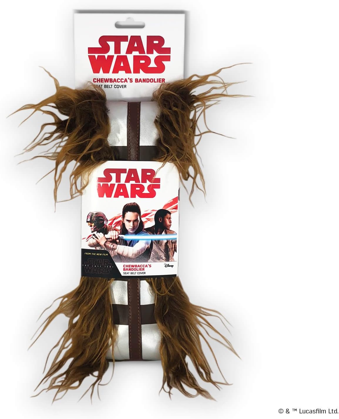 FanWraps Star Wars Chewbacca Bandolier Seat Belt Covers, Brown