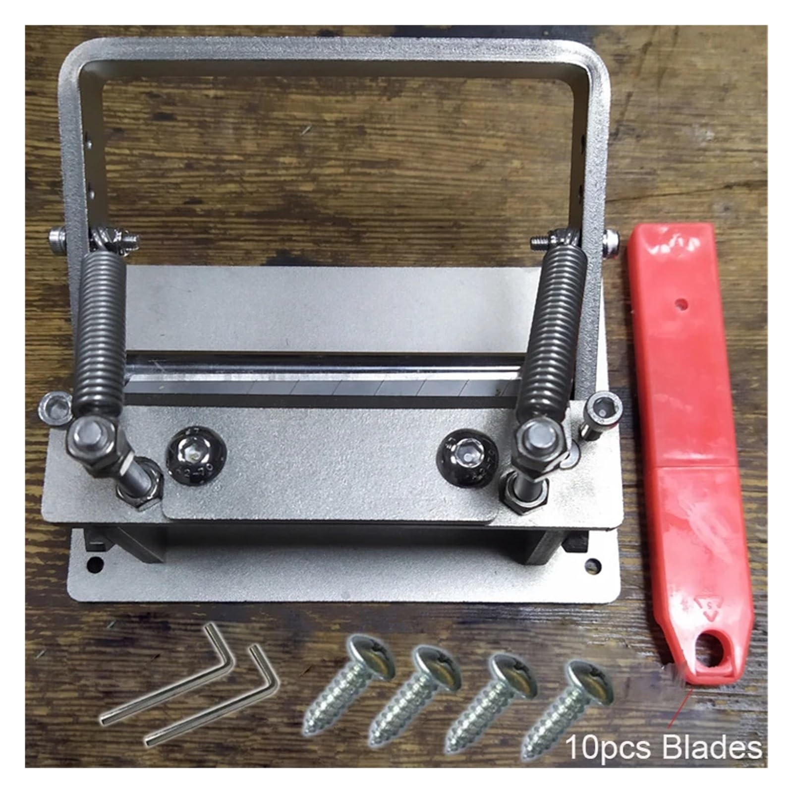 Máquina Manual de adelgazamiento de correas de tiras DIY, herramienta de rodillo pelador de corte for máquina divisora ​​de cuero de vaca Herramienta eléctrica