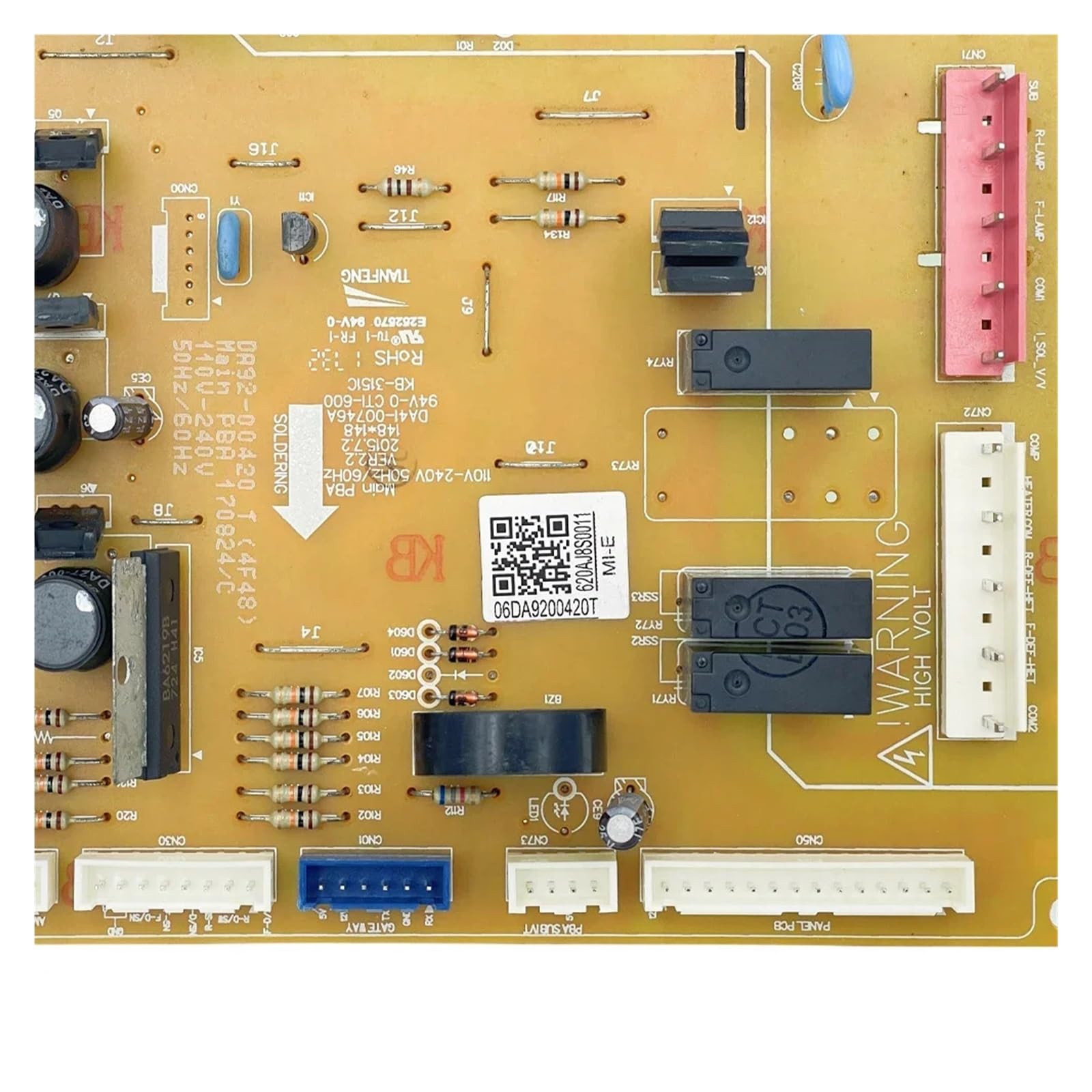 Płyta główna lodówki DA92-00420T, obwód zasilania PCB, płyta sterująca DA41-00746A, części do lodówki z zamrażarką, kompatybilna z Samsung