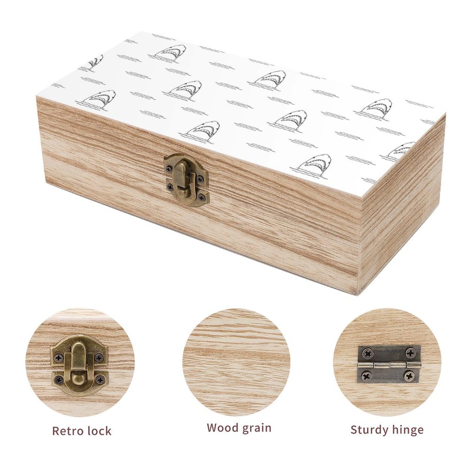 木製魚型収納ボックス＆キ−ケ−ス Amazon｜木製ボックス 魚 サメ 鮫 収納ケース アクセサリー収納ケース