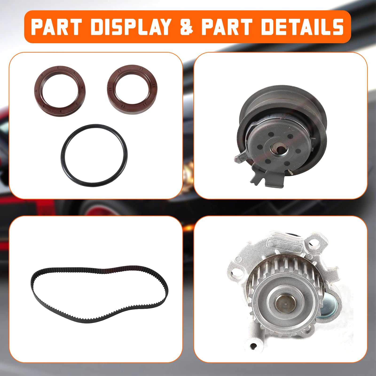 Amazon.com: DAYSYORE Timing Belt Kit with Water Pump 180