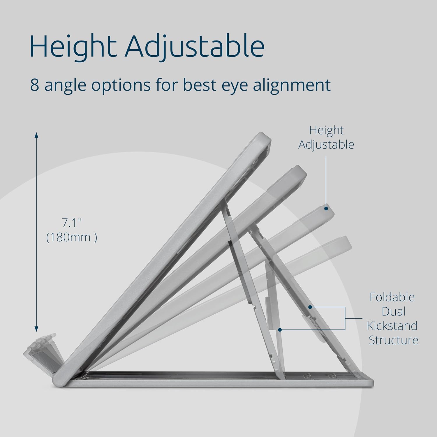 Kensington SmartFit Easy Riser 2.0 Large – Gray (K50420WW)